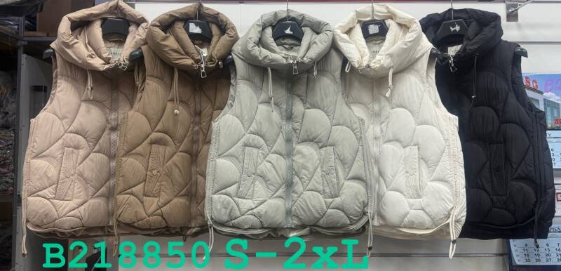 Kamizelka damskie Roz S-2XL, 1 Kolor Paczka 4 szt